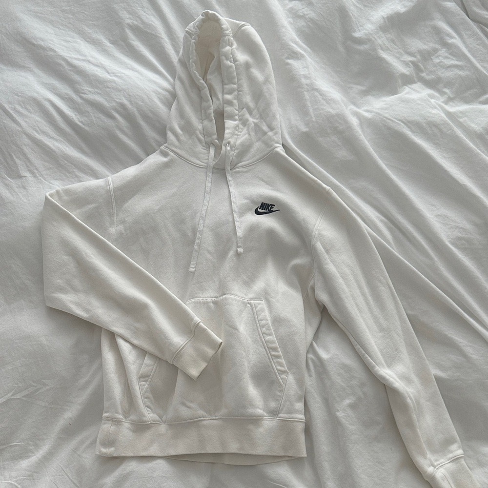 Nike Classic White Pullover Hoodie